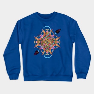 Tailed Mandala Crewneck Sweatshirt